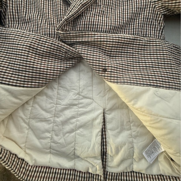 NWOT WOMENS  Checkered Double-Breasted Coat small - Picture 11 of 11